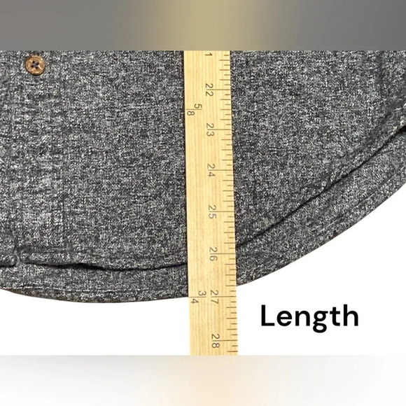 Mossimo Supply Co Men’s Button Up Shirt Long Sleeve Cotton Grey Size Small - Picture 3 of 5